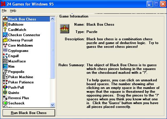 24 Games For Windows 95