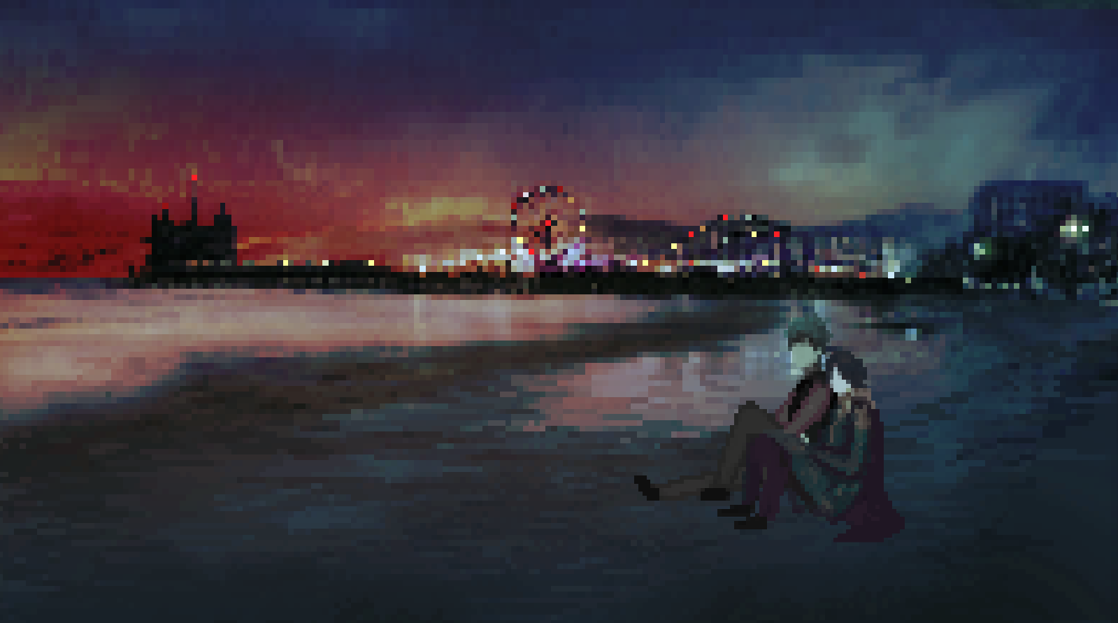 Santa Monica By Night