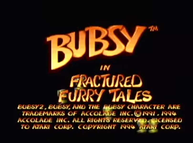 Bubsy in Fractured Furry Tales