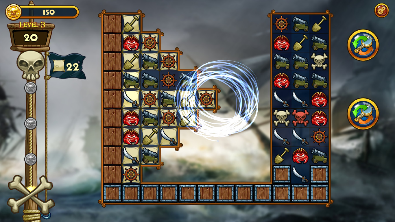 Match Three Pirates! Heir to Davy Jones