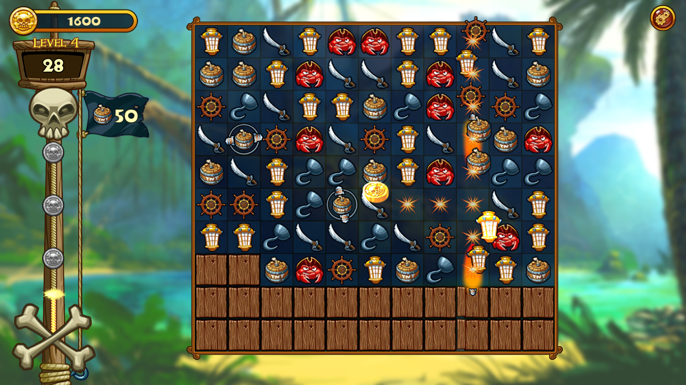 Match Three Pirates! Heir to Davy Jones