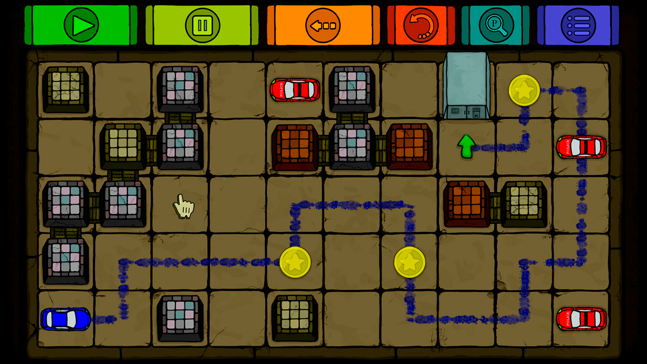 Make Route: Escape the police