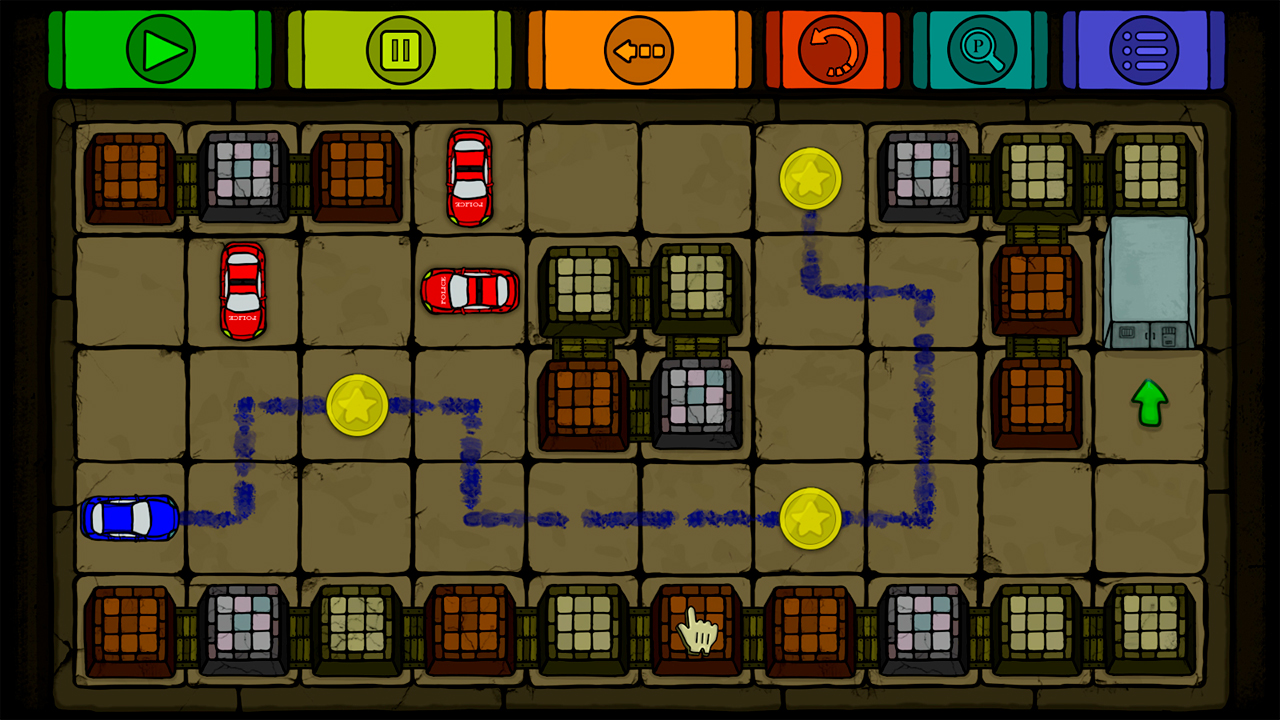 Make Route: Escape the police