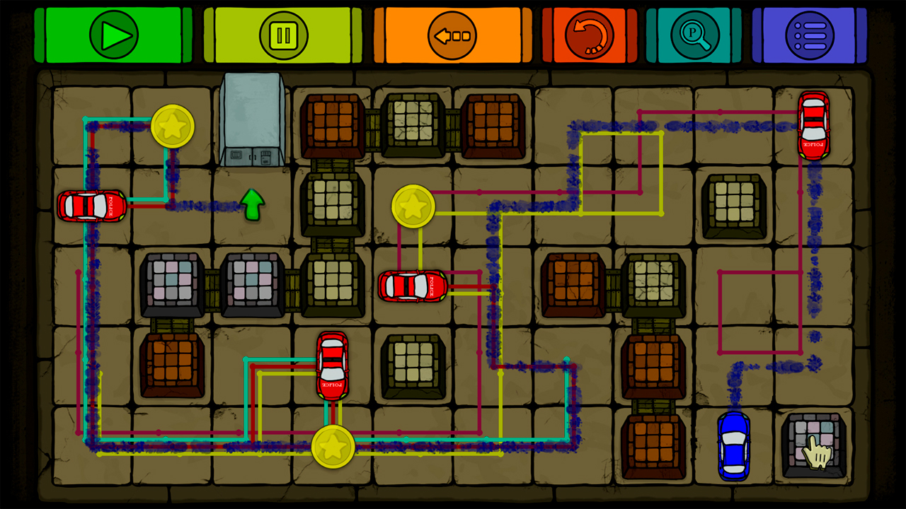 Make Route: Escape the police