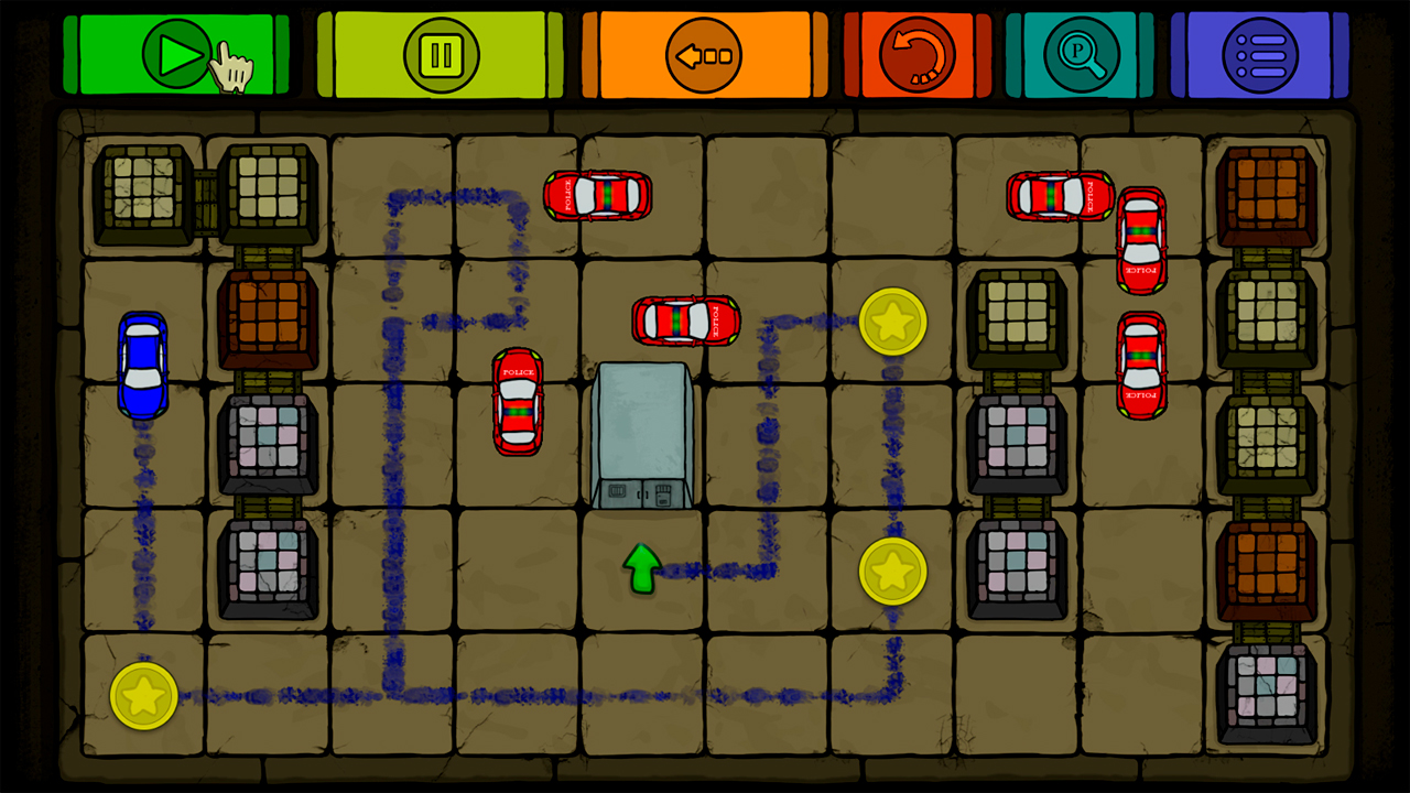Make Route: Escape the police