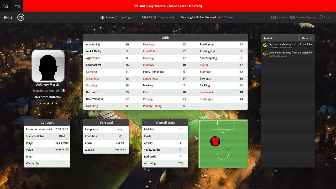 Global Soccer Manager 2019