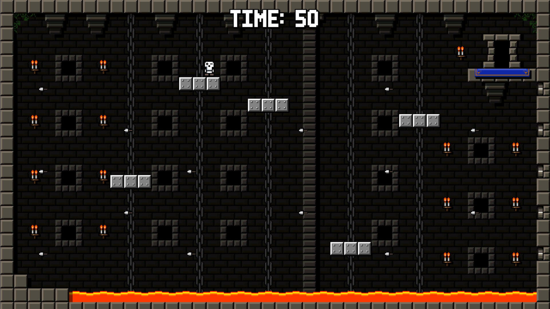 Castle of Pixel Skulls