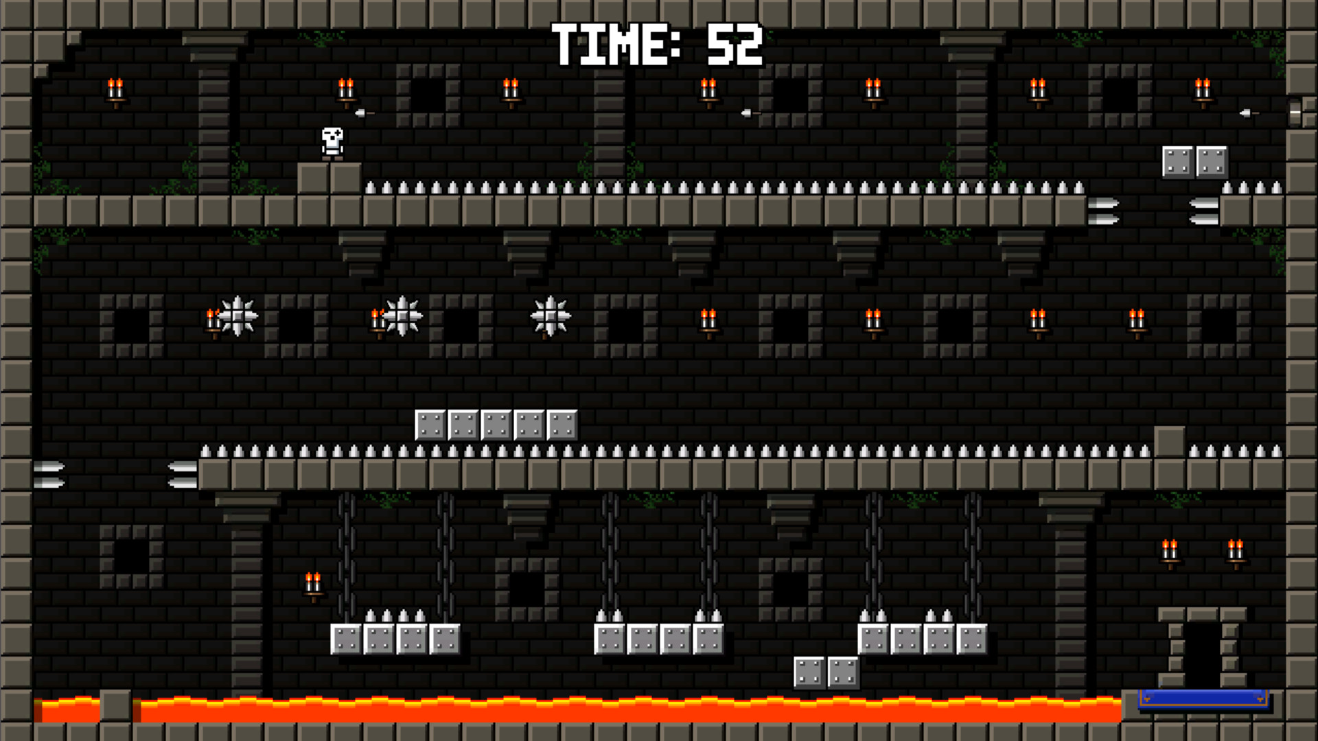 Castle of Pixel Skulls