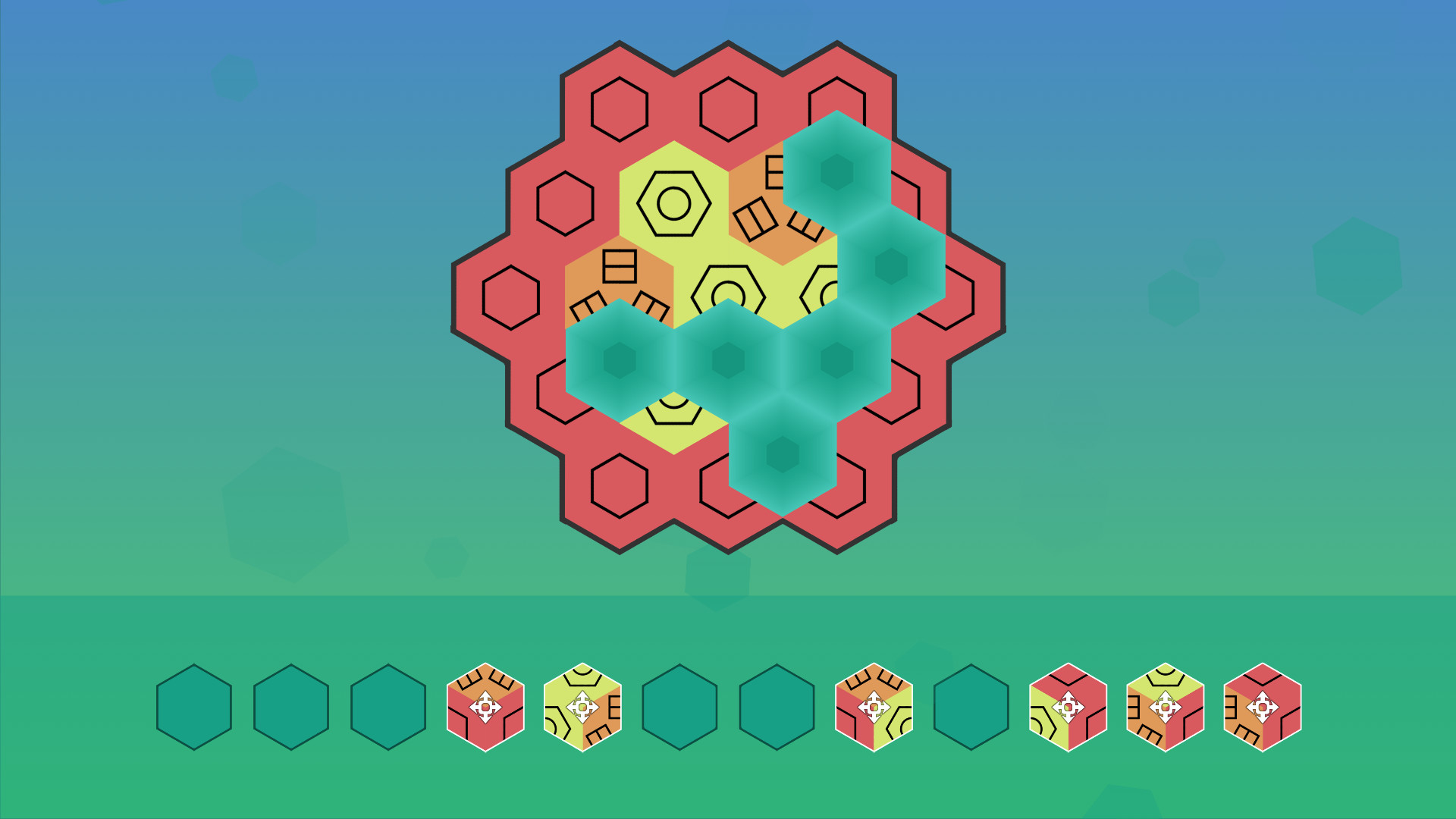 Aurora Hex: Pattern Puzzles