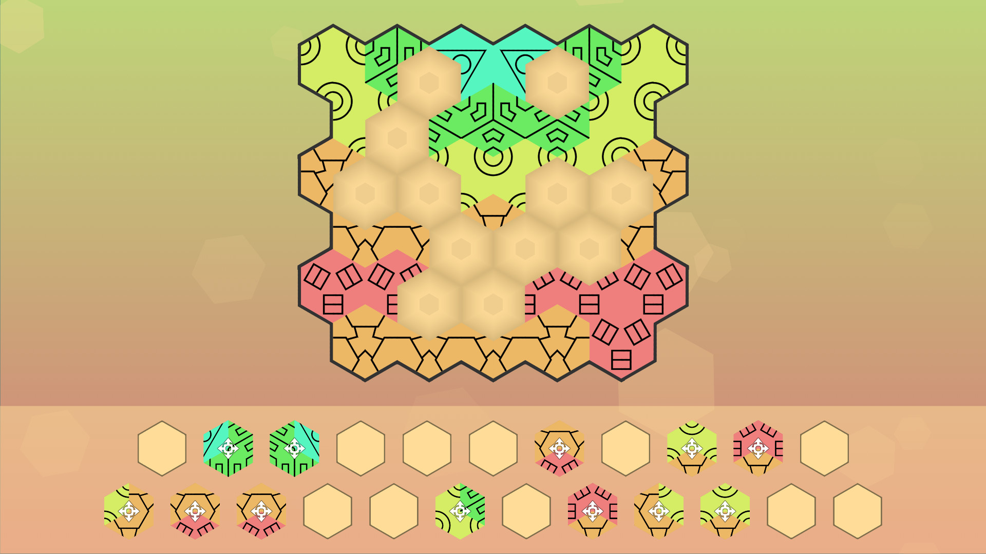 Aurora Hex: Pattern Puzzles