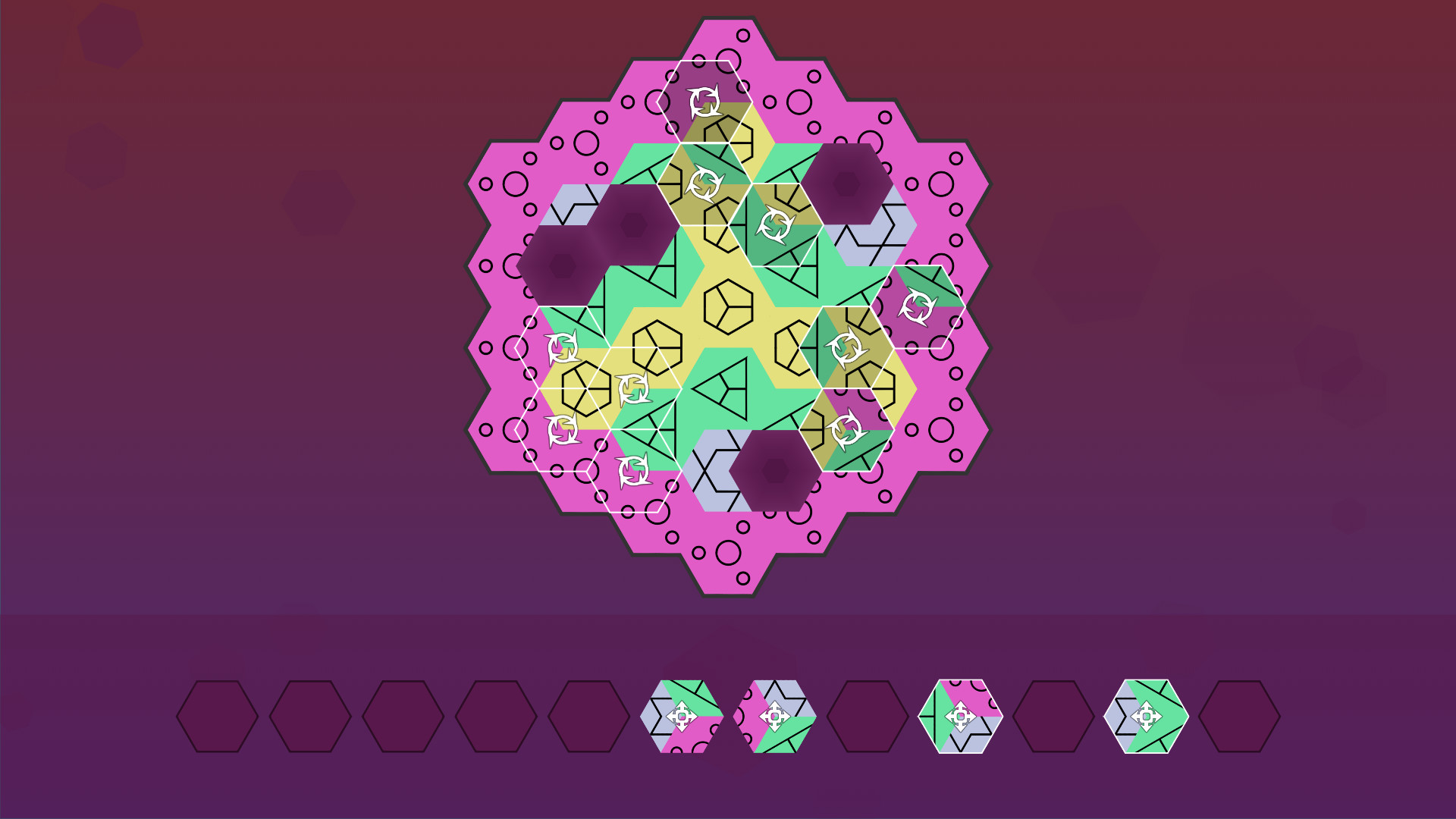 Aurora Hex: Pattern Puzzles