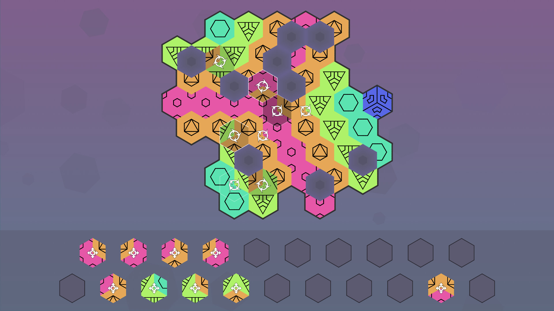 Aurora Hex: Pattern Puzzles