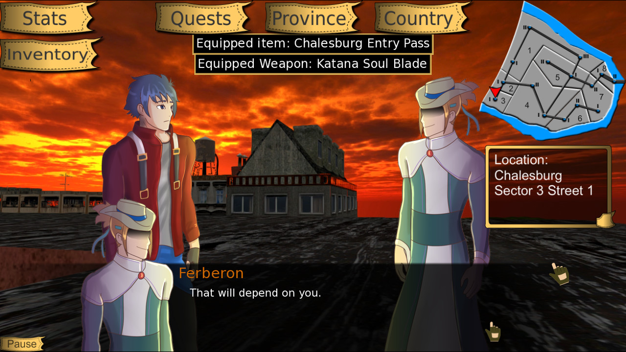 Niara: Rebellion of the King Visual Novel RPG