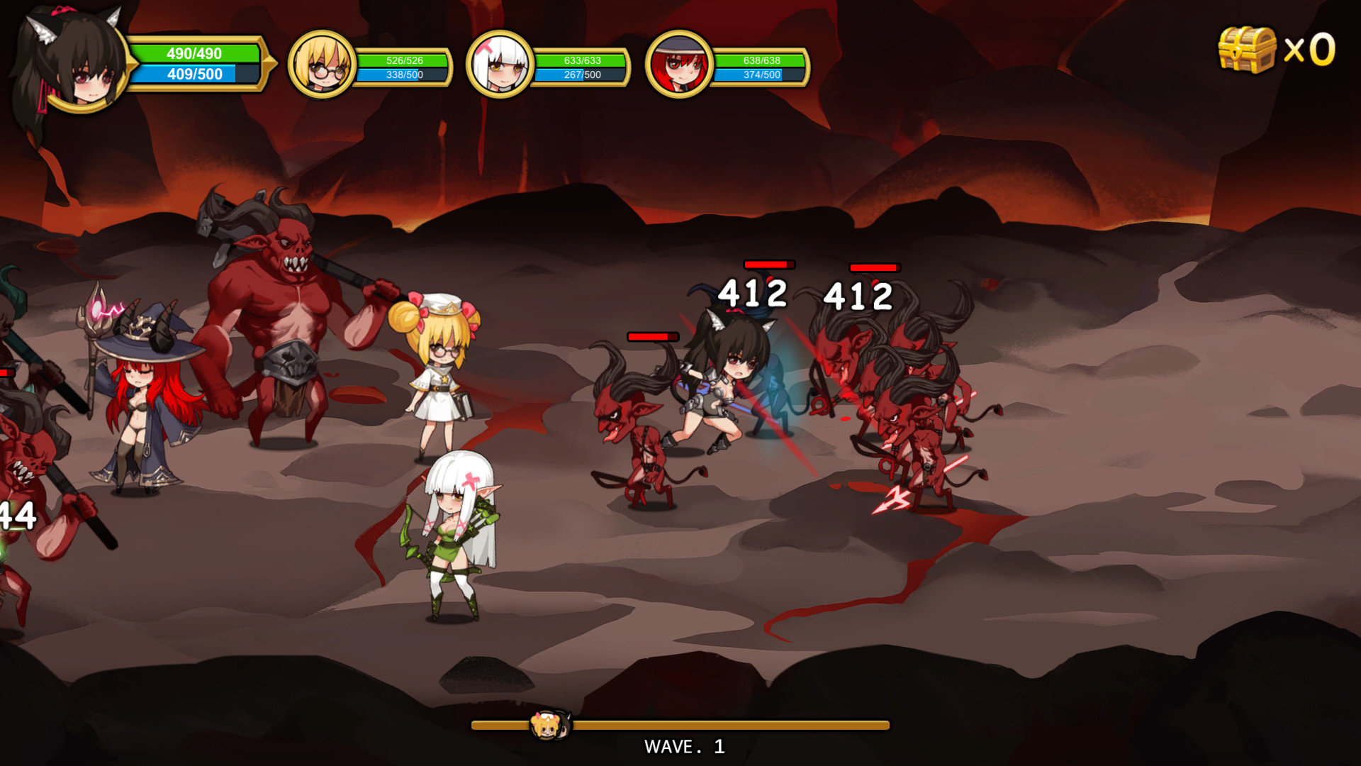 Treasure Chest Corps: Fight Demons to Restore the Barrier