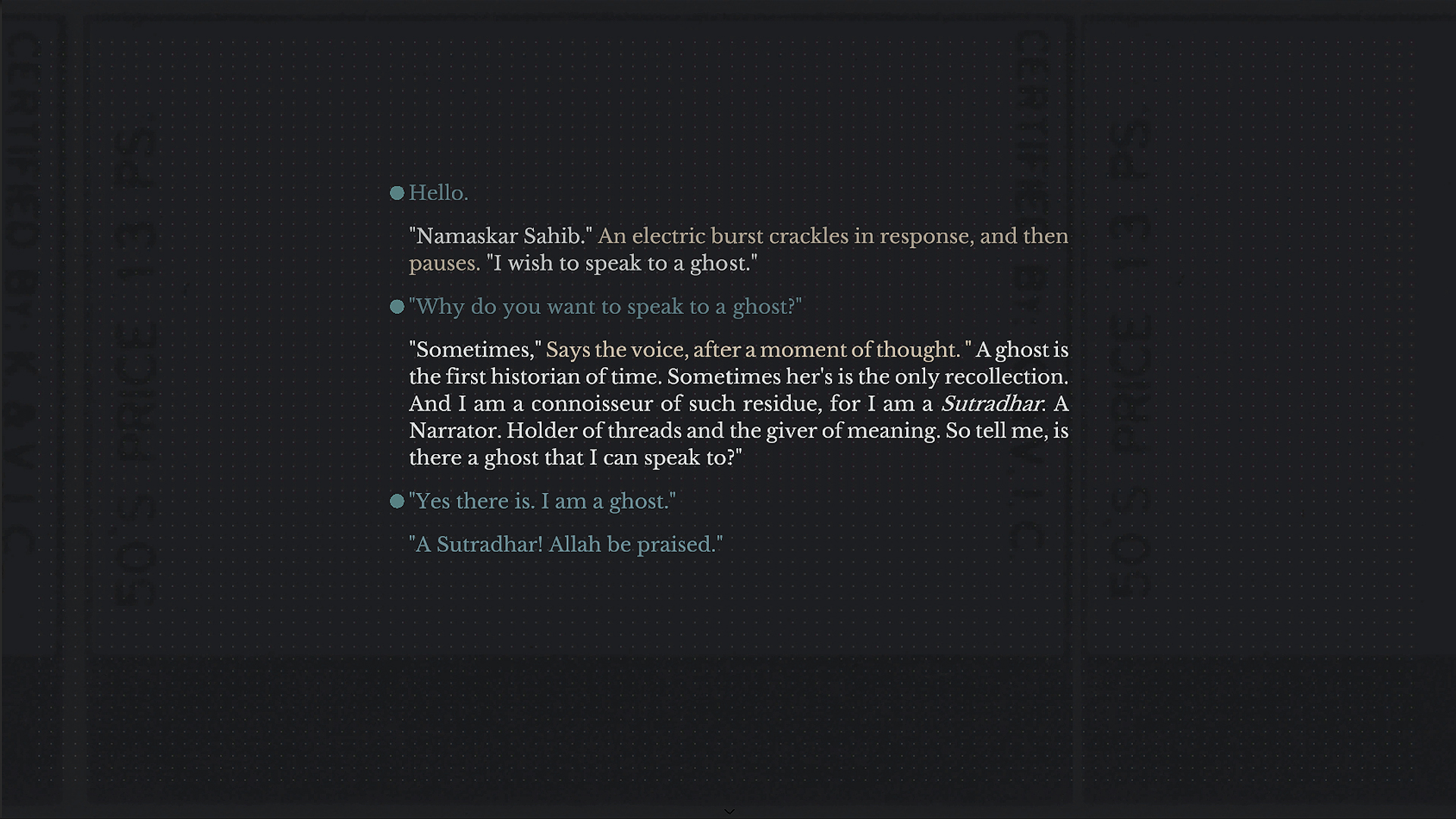 In the Pause Between the Ringing