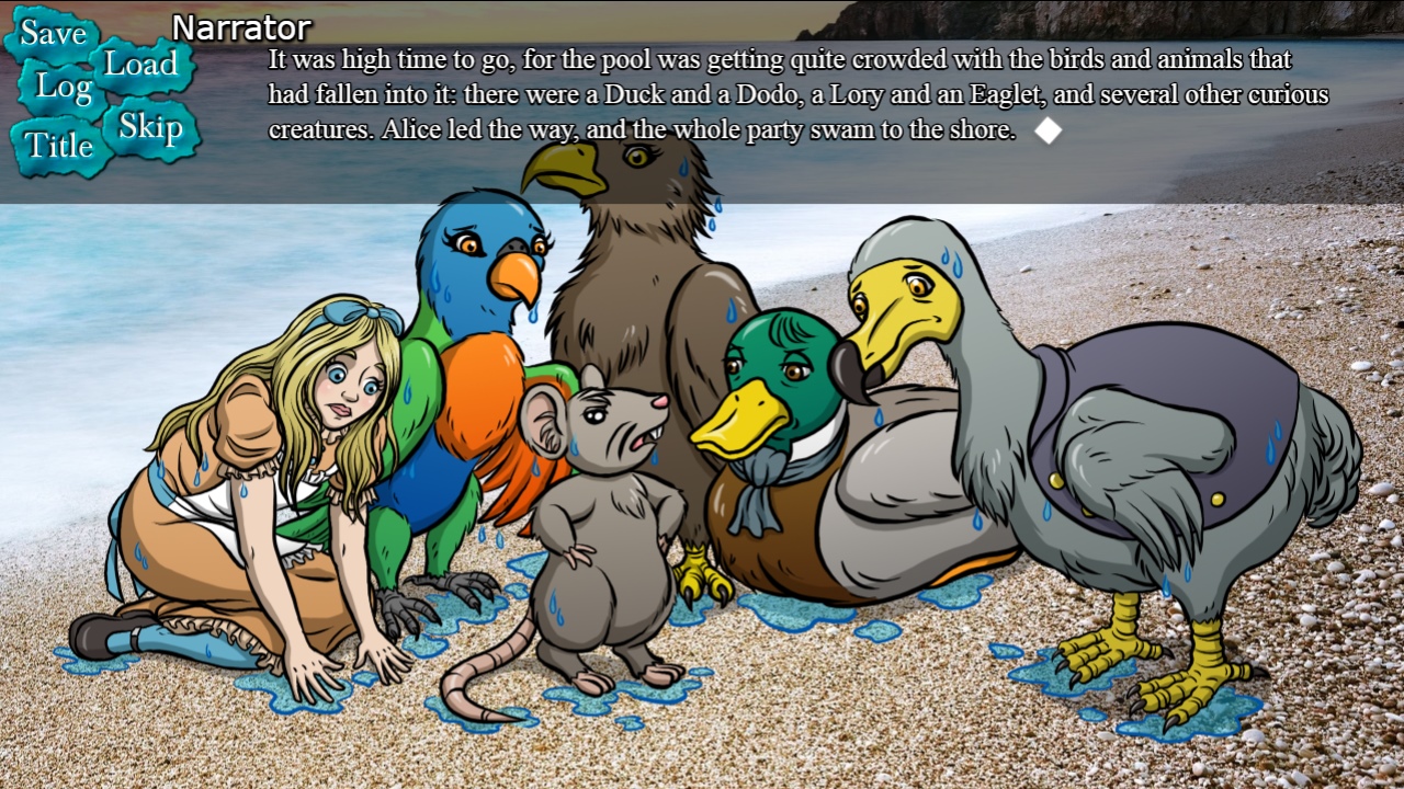 BRG’s Alice in Wonderland Visual Novel