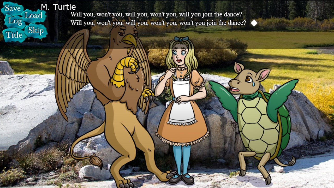 BRG’s Alice in Wonderland Visual Novel