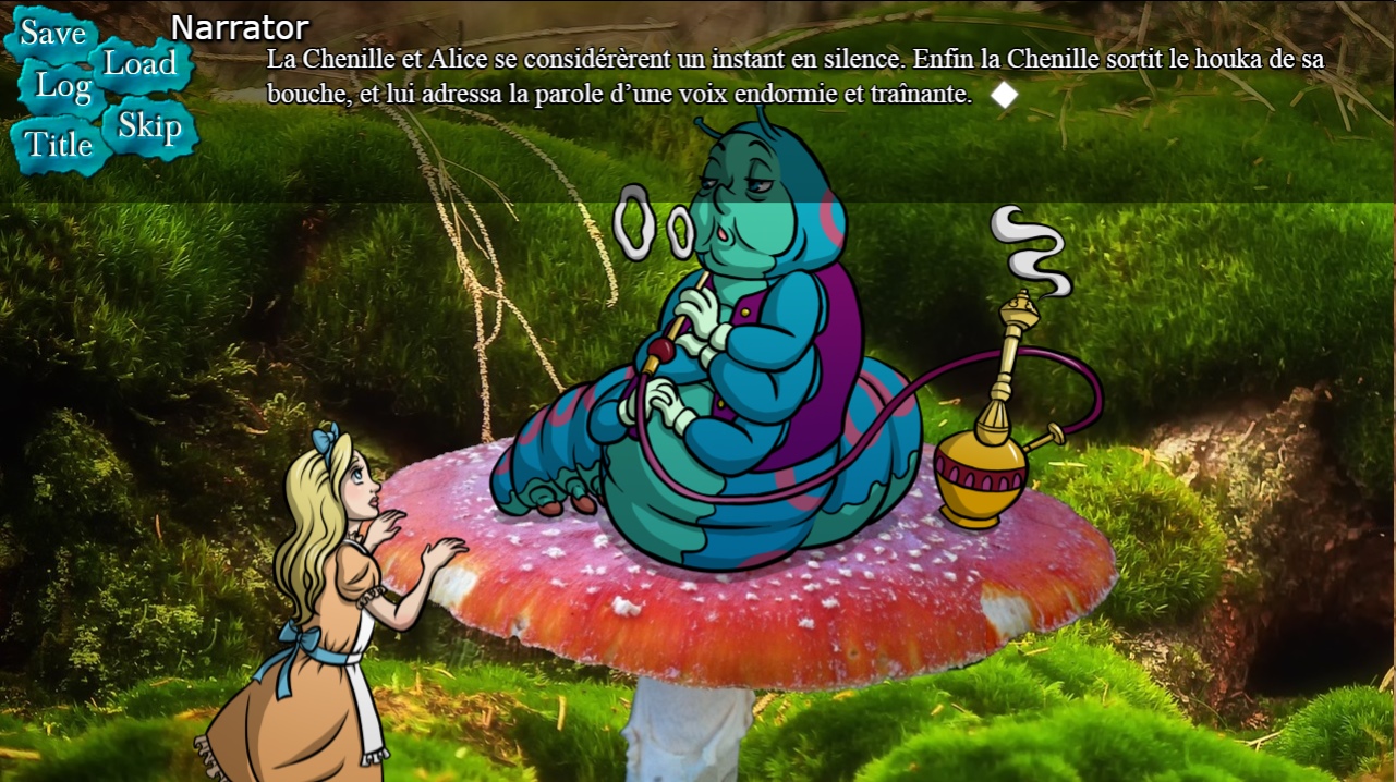 BRG’s Alice in Wonderland Visual Novel