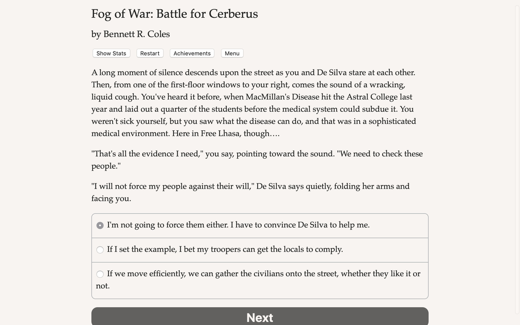 Fog of War: The Battle for Cerberus