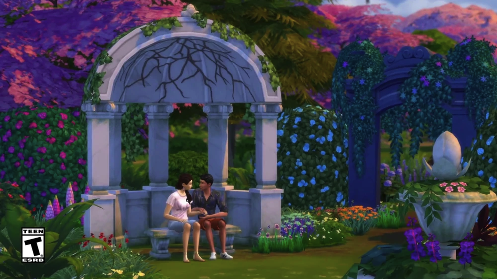 The Sims 4: Romantic Garden Stuff