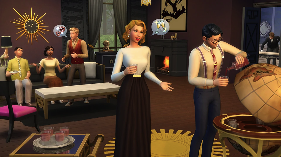 The Sims 4: Vintage Glamour Stuff