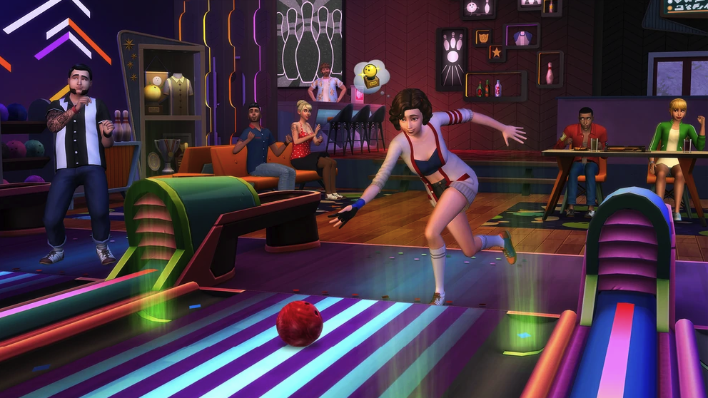 The Sims 4: Bowling Night Stuff