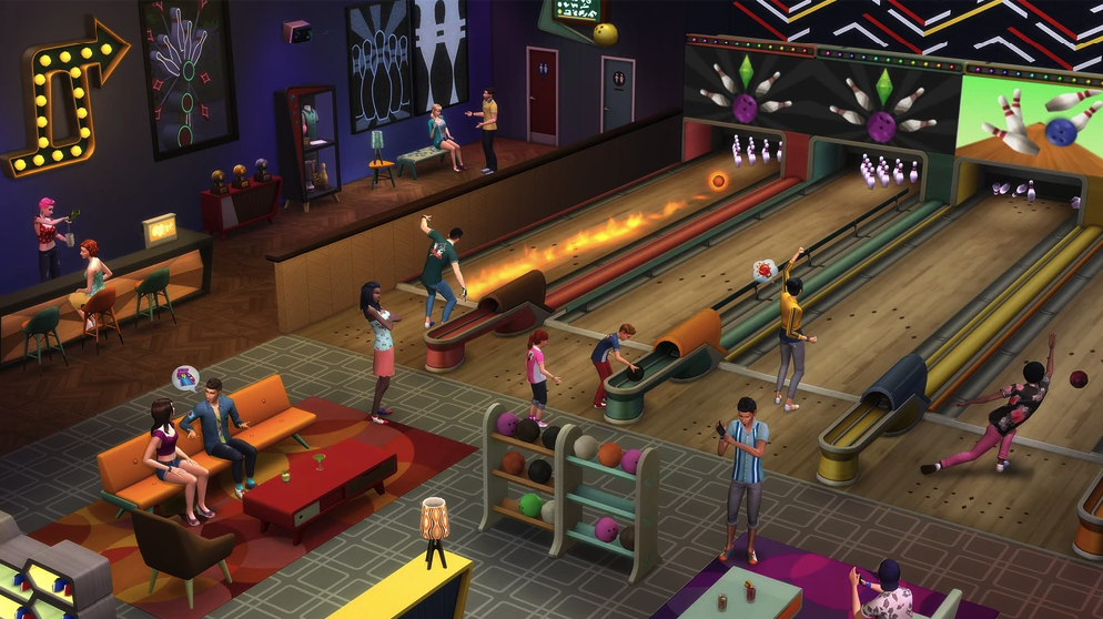 The Sims 4: Bowling Night Stuff