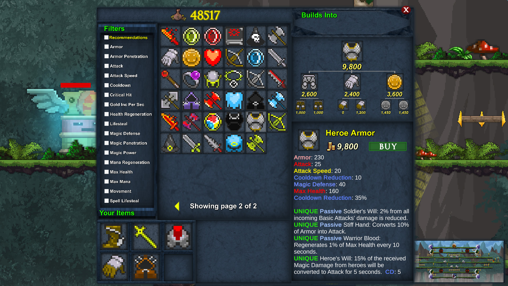 Gladom: The 2D MOBA in Pixel Art