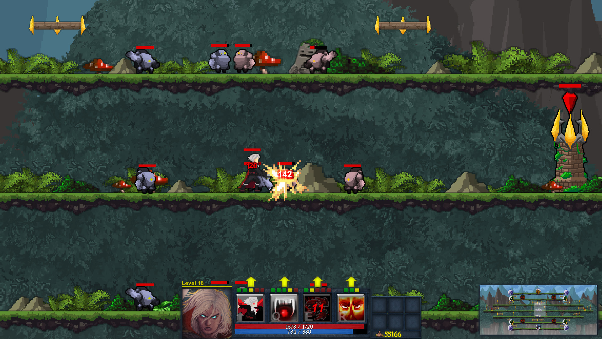 Gladom: The 2D MOBA in Pixel Art