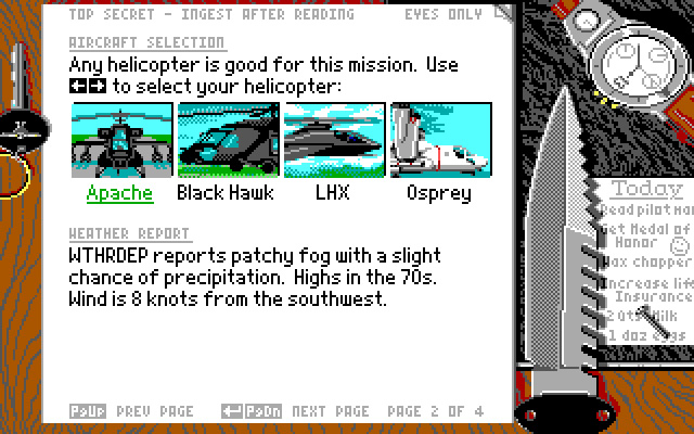 LHX: Attack Chopper