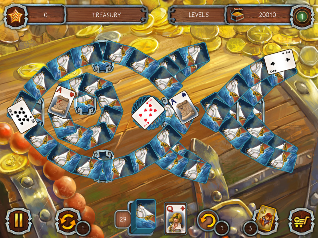 Solitaire Legend of the Pirates