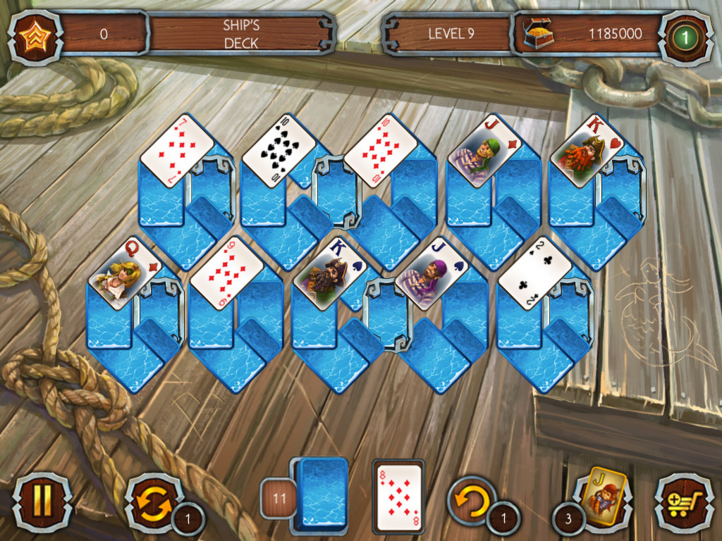 Solitaire Legend of the Pirates