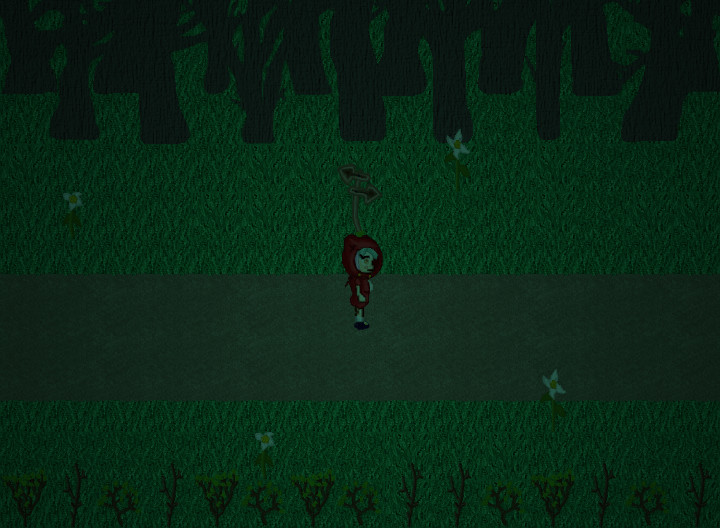 The Miserable Crimson Hooded Girl