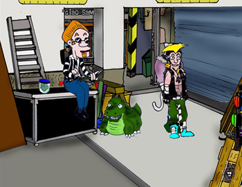 T-Rex and Muscle Sam: Big Trouble in SPF