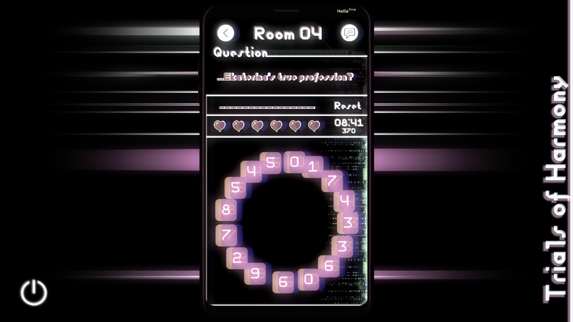 Trials of Harmony ~ Experimental Visual Novel