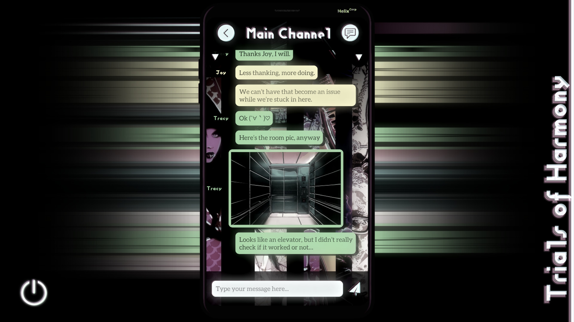 Trials of Harmony ~ Experimental Visual Novel