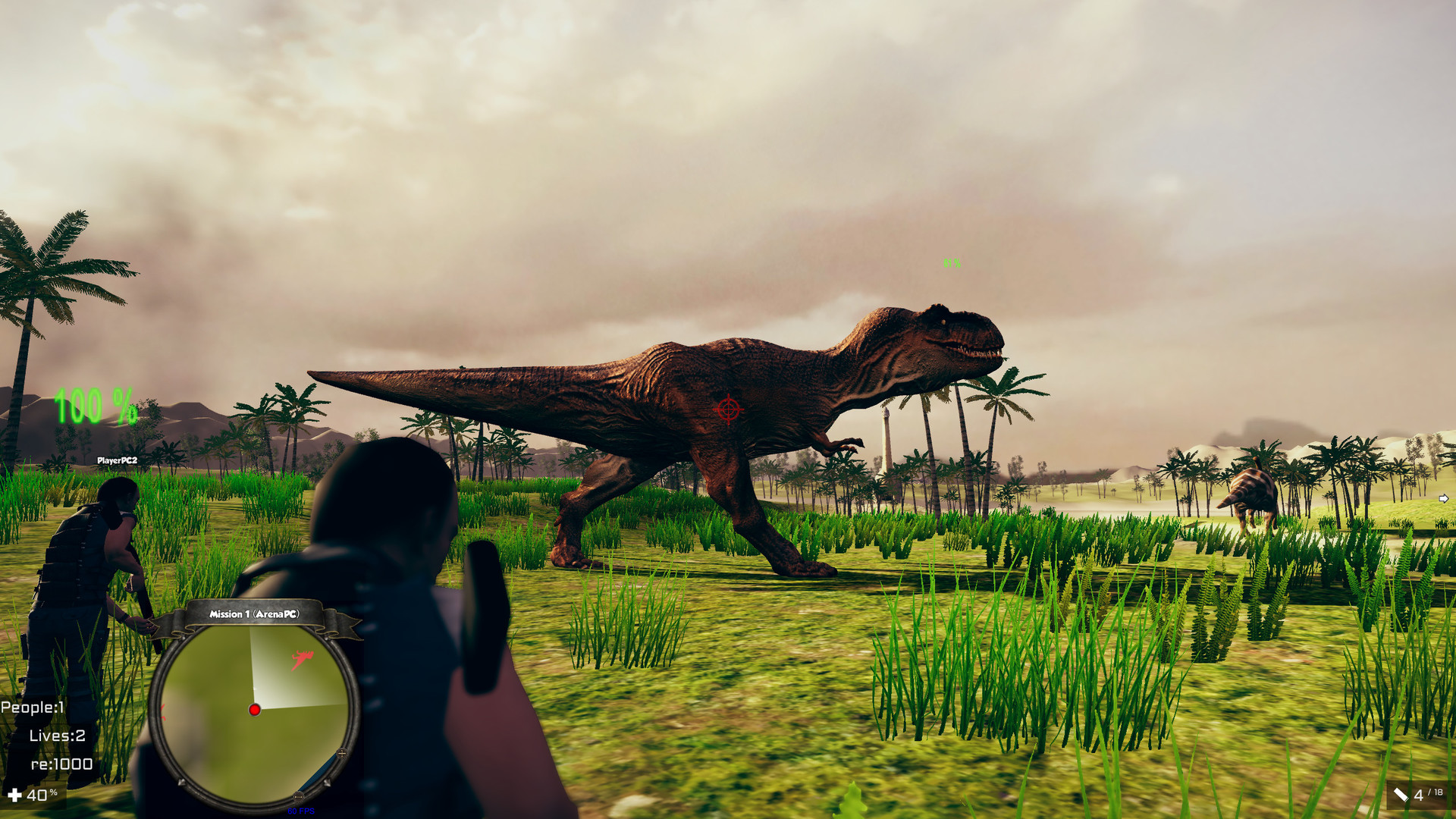 Dinosaur Hunting Patrol 3D Multiplayer Online