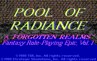 Advanced Dungeons &amp; Dragons: Pool of Radiance