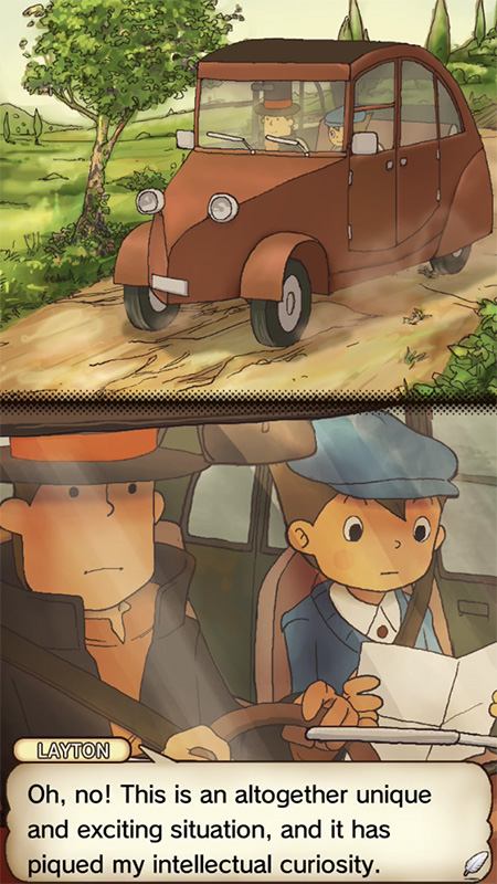 Professor Layton and the Curious Village HD for Mobile