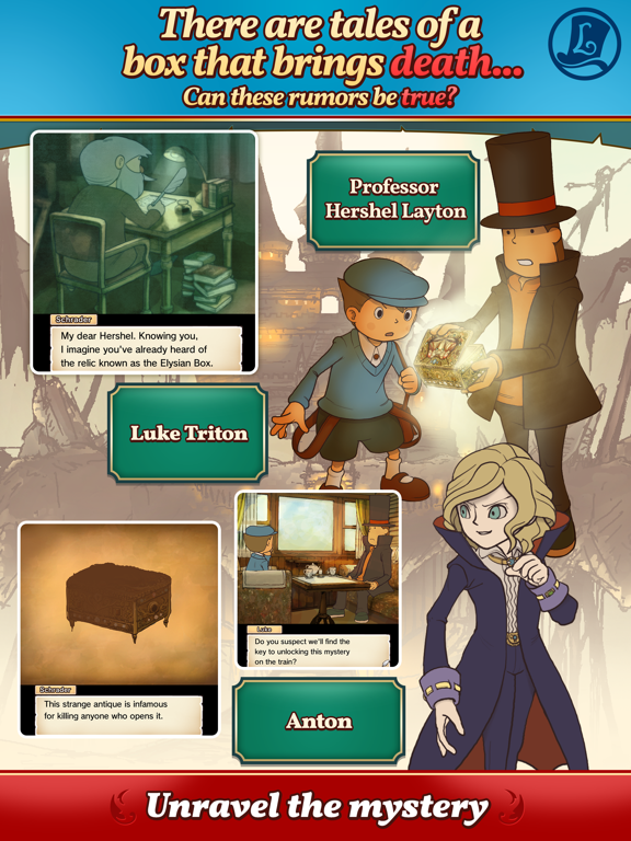 Professor Layton and the Diabolical Box HD for Mobile