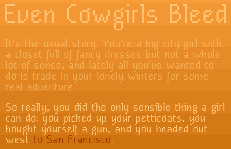 Even Cowgirls Bleed