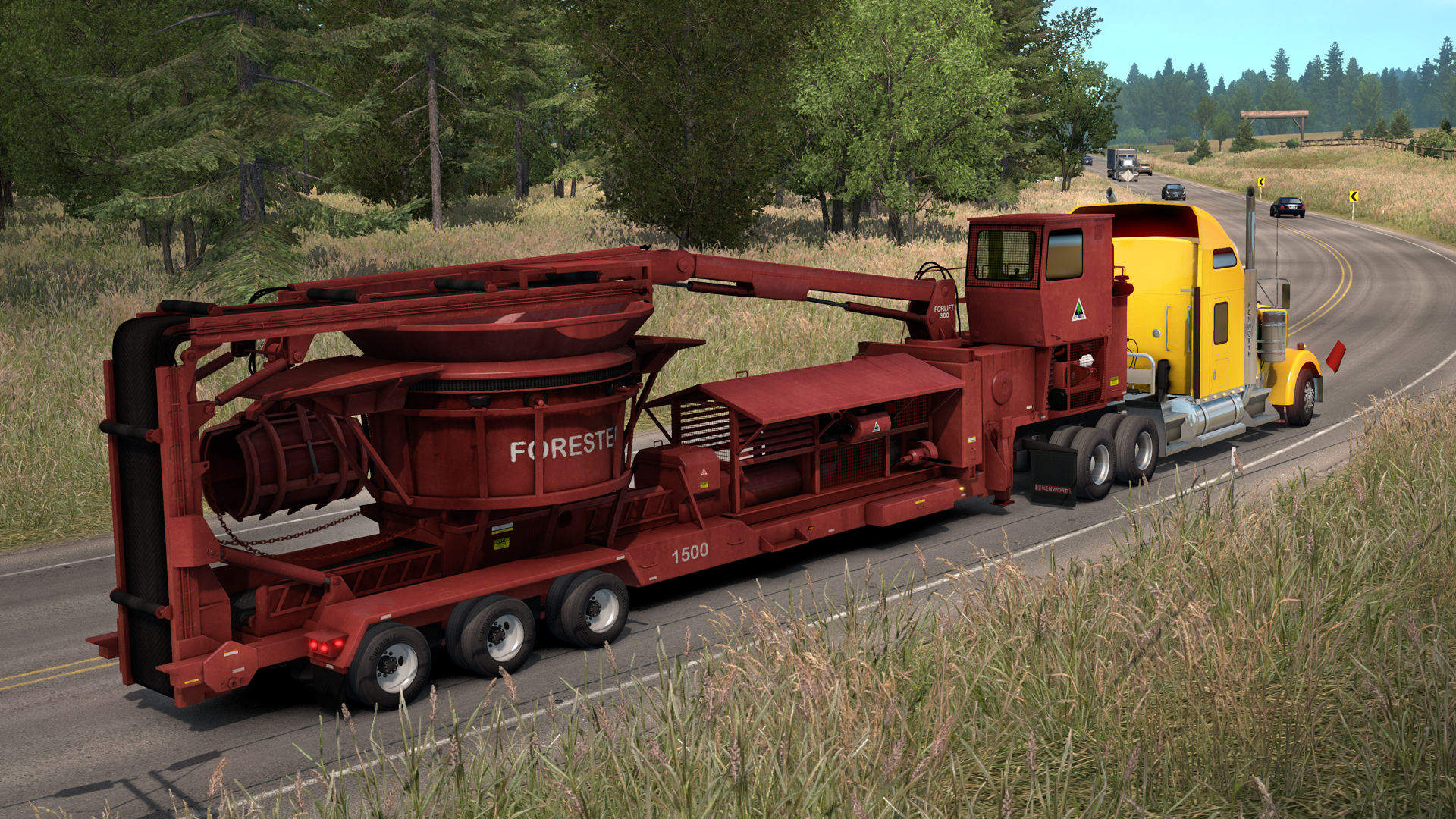 American Truck Simulator: Forest Machinery