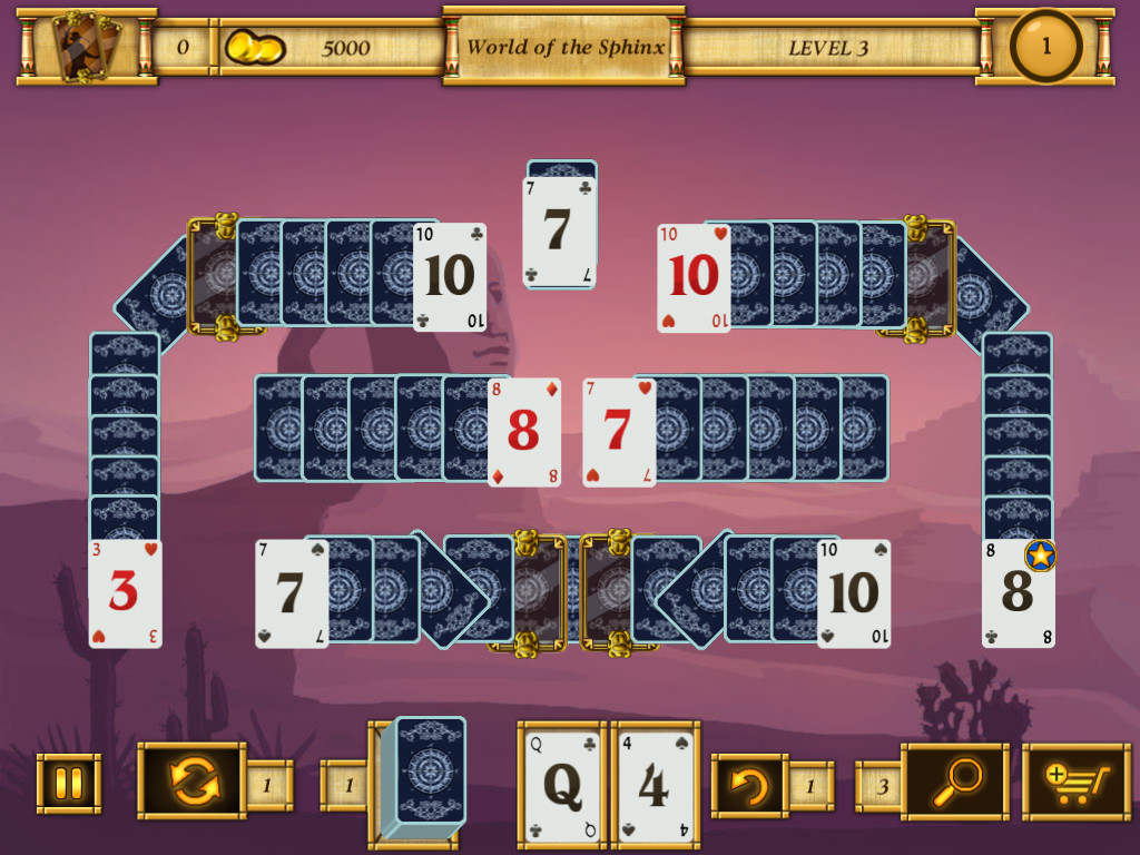 Egypt Solitaire: Match 2 Cards