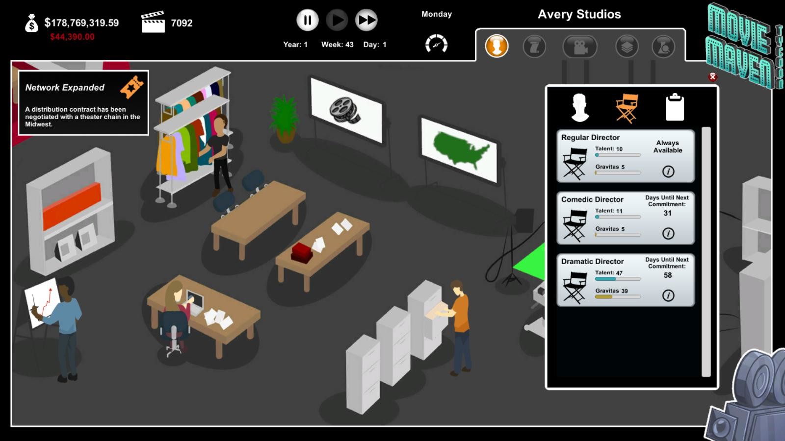 Movie Maven: A Tycoon Game