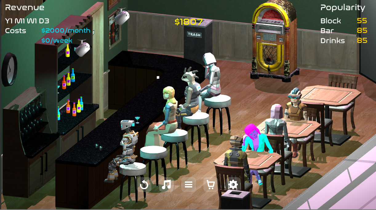 Cyberpunk Bar Sim