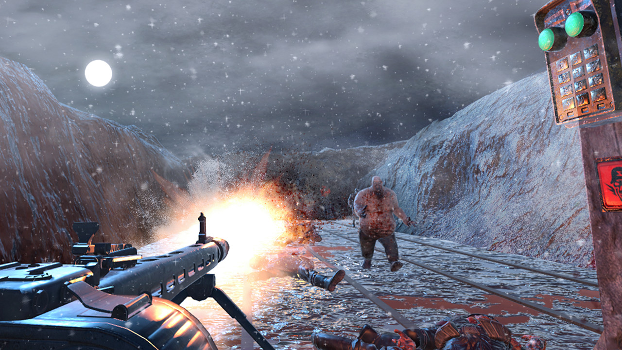 World War 2 Winter Gun Range VR Simulator