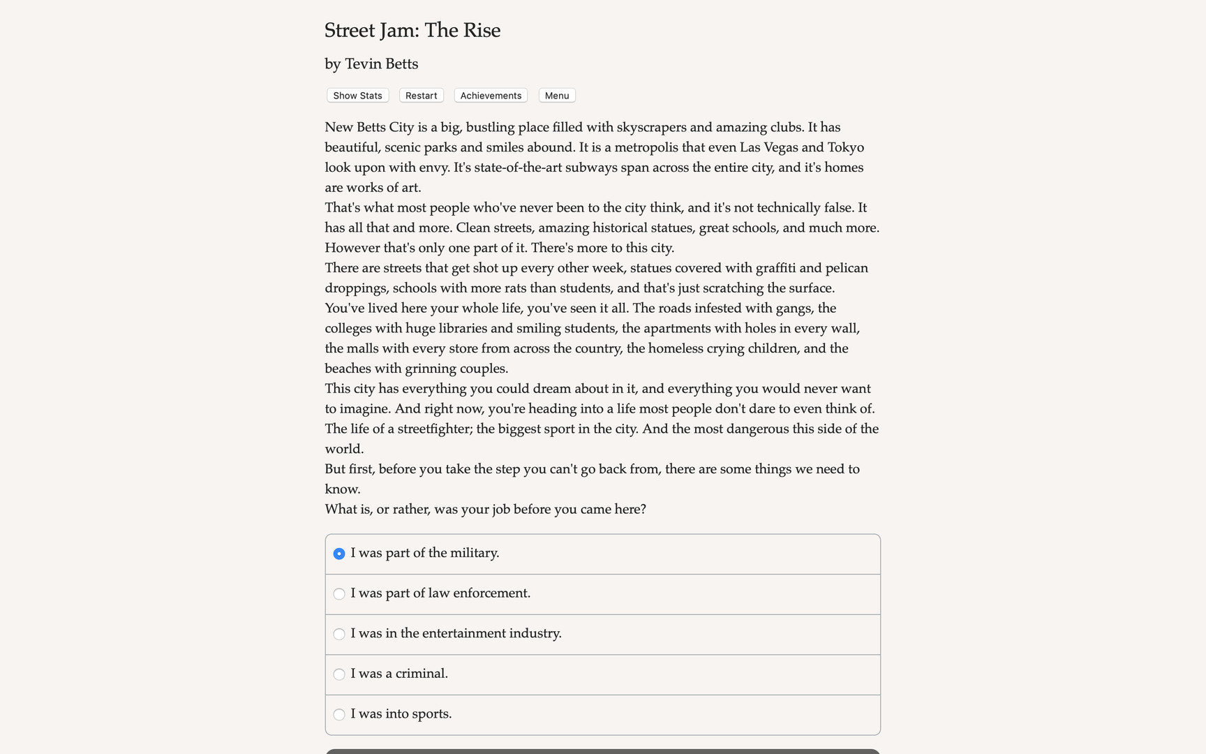 Street Jam: The Rise