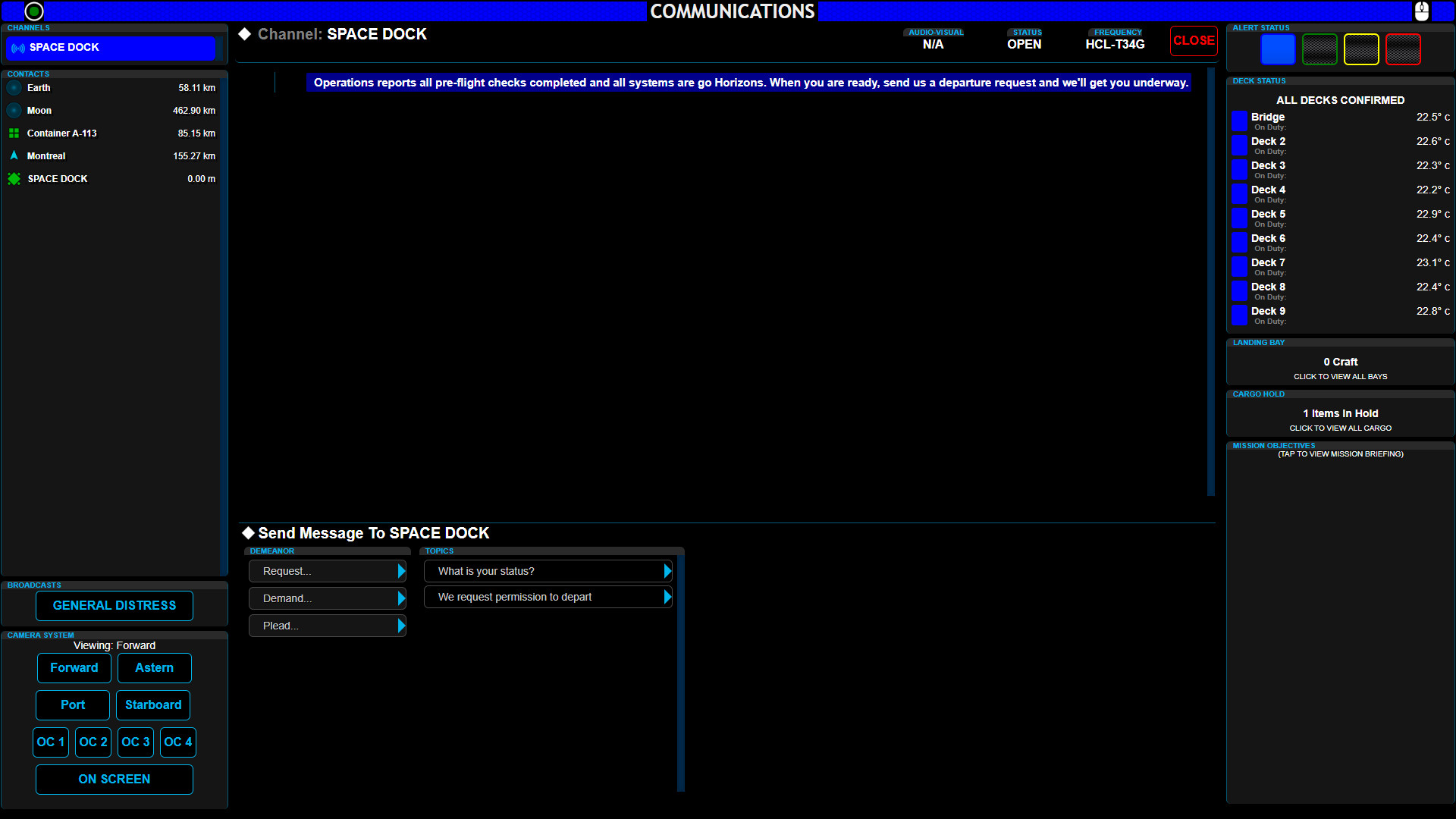 Starship Horizons Bridge Simulator