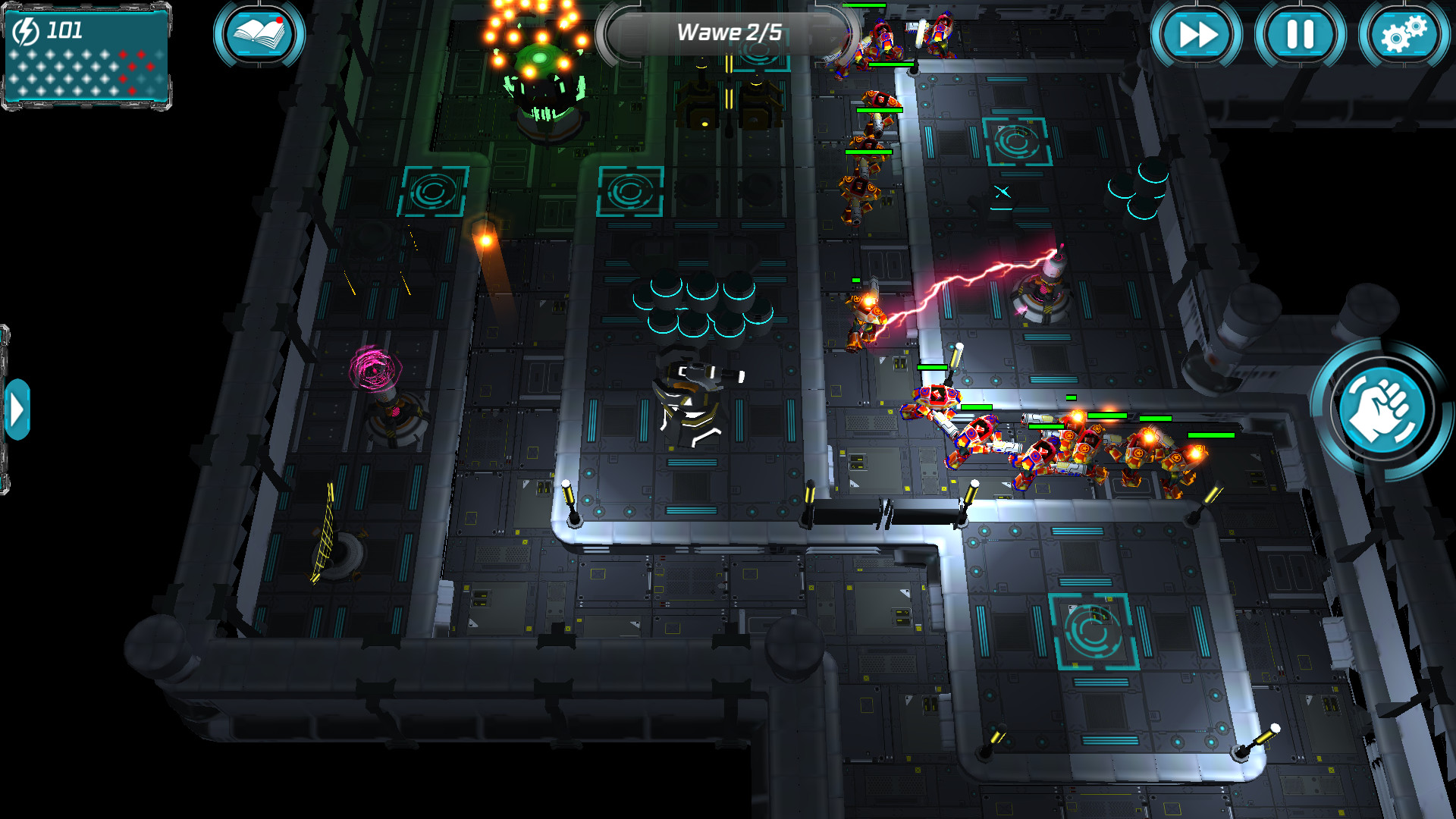 Planet Modular Tower Defense. Sci-Fi TD Strategy