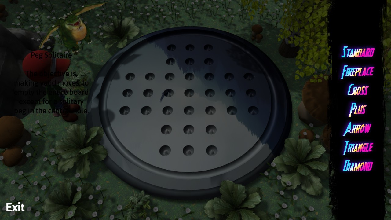 Peg Solitaire Adventure